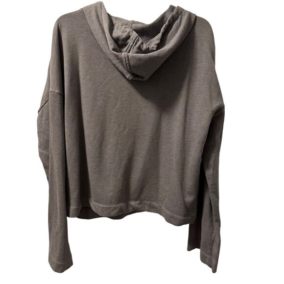 Fabletics Demi Lovato Grey Cowl Neck Hoodie Size M??? Gray sweatshirt - Picture 8 of 11